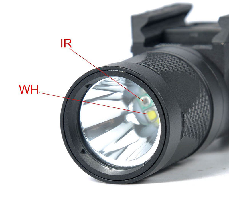 Surefire X300V-IR Flashlight White and IR Output Black